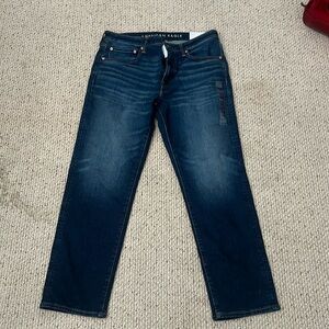American Eagle Athletic Straight Blue Jeans Pants Never Worn